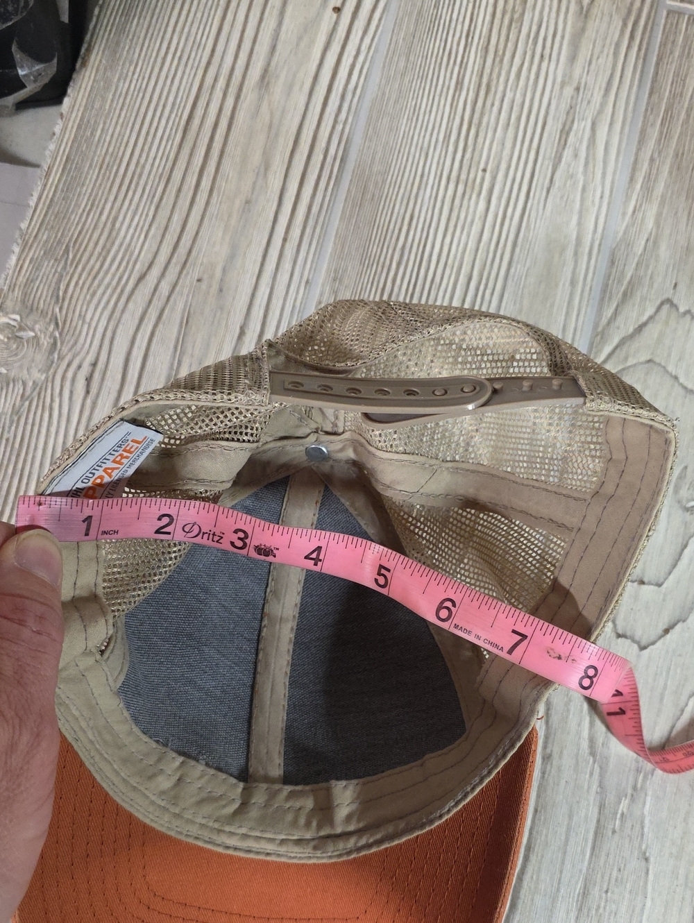 Stihl Outfitters Burnt Orange Mesh Trucker Logo Hat Unisex Adult Adjustable Cap - Picture 8 of 8